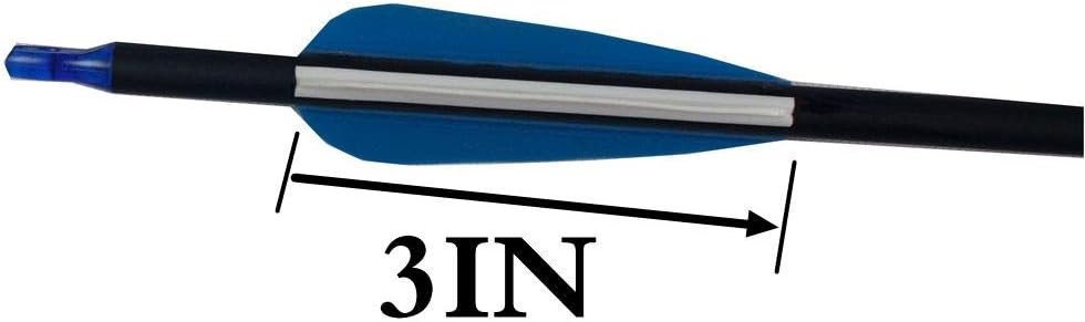 kaimei 30" Carbon Fiber Arrow White-Blue Replaceable Pointed Screw-in Recurve Compound Bow Practice Targeting Arrows (12 Pieces) : Sports & Outdoors