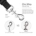 Fypo Dog Seat Belt, Pet Car Harness Lether Safety Vehicle Leash with Metal Clips with Length Length 15