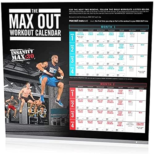 Calendar Shaun Workout Insanity Insanity Max 30 Minutes Workout