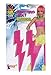 Forum Novelties Women's Neon Lightning Bolt Earrings