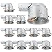 12 Pack 6 Inch Remodel Housing, Shallow Type Airtight IC Can Housing with TP24 Connector for LED Recessed Downlight Retrofit Kit, Recessed Light, ETL Listed