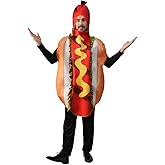 KalcyKizz Unisex Adult Hot Dog Costume One Size