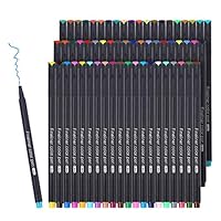 60 Colors Journal Pens Colored Fine Point Pens Fineliner Pen for Note Taking Calendar Agenda Art Projects Supplies Scrapbook (60 Colors)