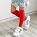 Deer Mum Kids Children Girls Cotton Knee High Socks Tube Socks (3Y-6Y, set 5)