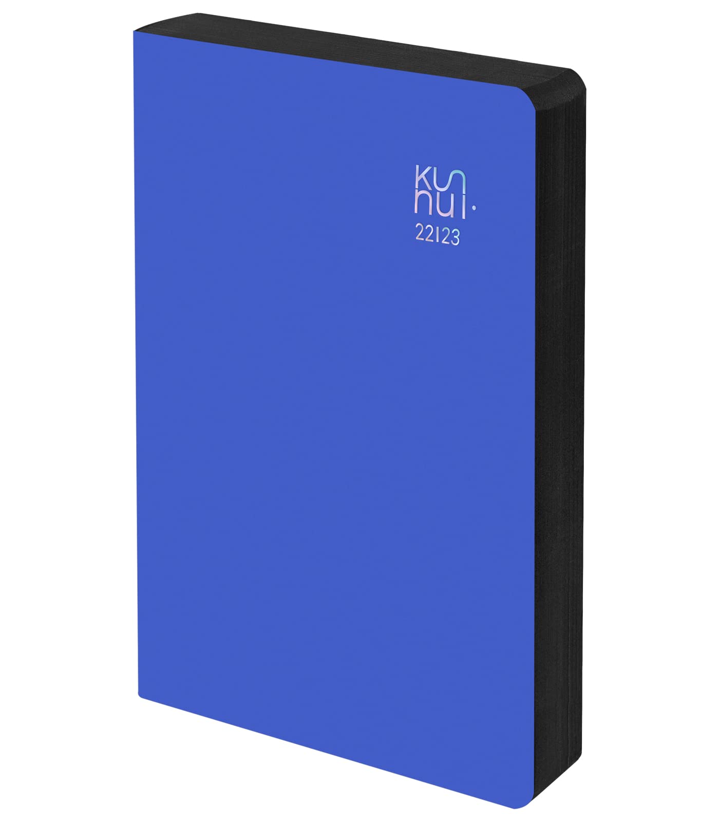 Calendar 2022 2023 – Regenerated Leather – Waterfall – Day Page – A5 – 15 x 21 cm – Language: Spanish – English – Includes Two Tabs and Stickers – Kunnui
