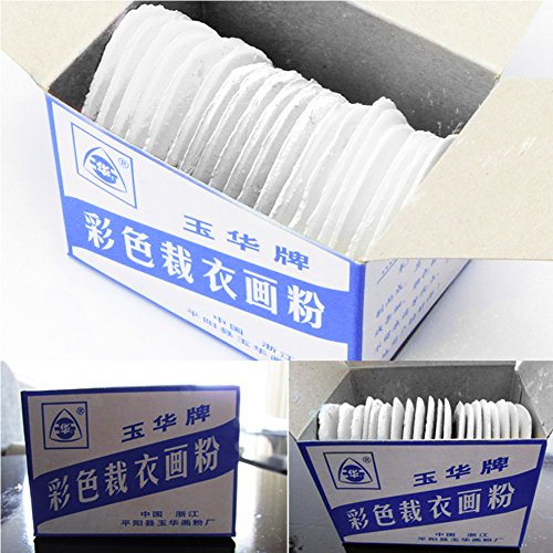 20Pcs Triangle Tailor's Chalk, Fabric Marker Sewing Quilting Notions, Professional Tailoring Crafting Fabric Marking Tool(White)