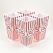 Tytroy 4 Piece Plastic Reusable Movie Theater Style Popcorn Container Set Holiday Gift Christmas