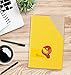 Papacasso Hardcover Notebook Italian Leather Journal – Ruled Dotted Blank 3 in 1 Note Book. Perfect journals for Woman, Man and College Students (Yellow)