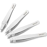 4 Pz. Pinzette Per Sopracciglia Pinzette Professionali In Acciaio Inox - Foto 12