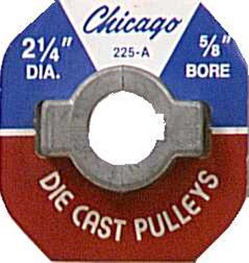 2-1/4 X 5/8 Inch Die Cast Pulley
