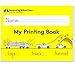 Handwriting Without Tears My Printing Book - Draw and Write Wide Double Line Writing Notebook - with Alphabet Desk Strips, Pencil for Little Hands, and Eraser - Kindergarten and First Grade Kit