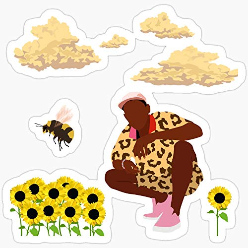 Deangelo Tyler, The Creator - Flower Boy Stickers (3 Pcs/Pack)