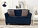 Great Bay Home Velvet Plush Stretch Loveseat Slipcover. Velvet Loveseat Furniture Protector, Soft Anti-Slip, High Stretch (Loveseat- 2 Seater, Dark Denim Blue)