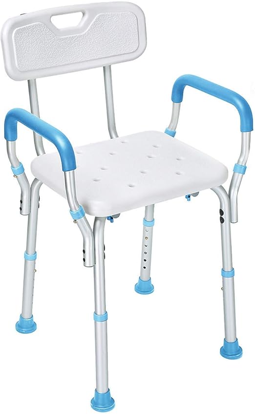 shower chair with arms and backrest amazon