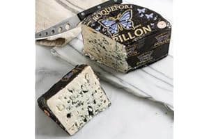 Roquefort AOP Papillon Black Label Half Moon (3 pound) - Pack of 3
