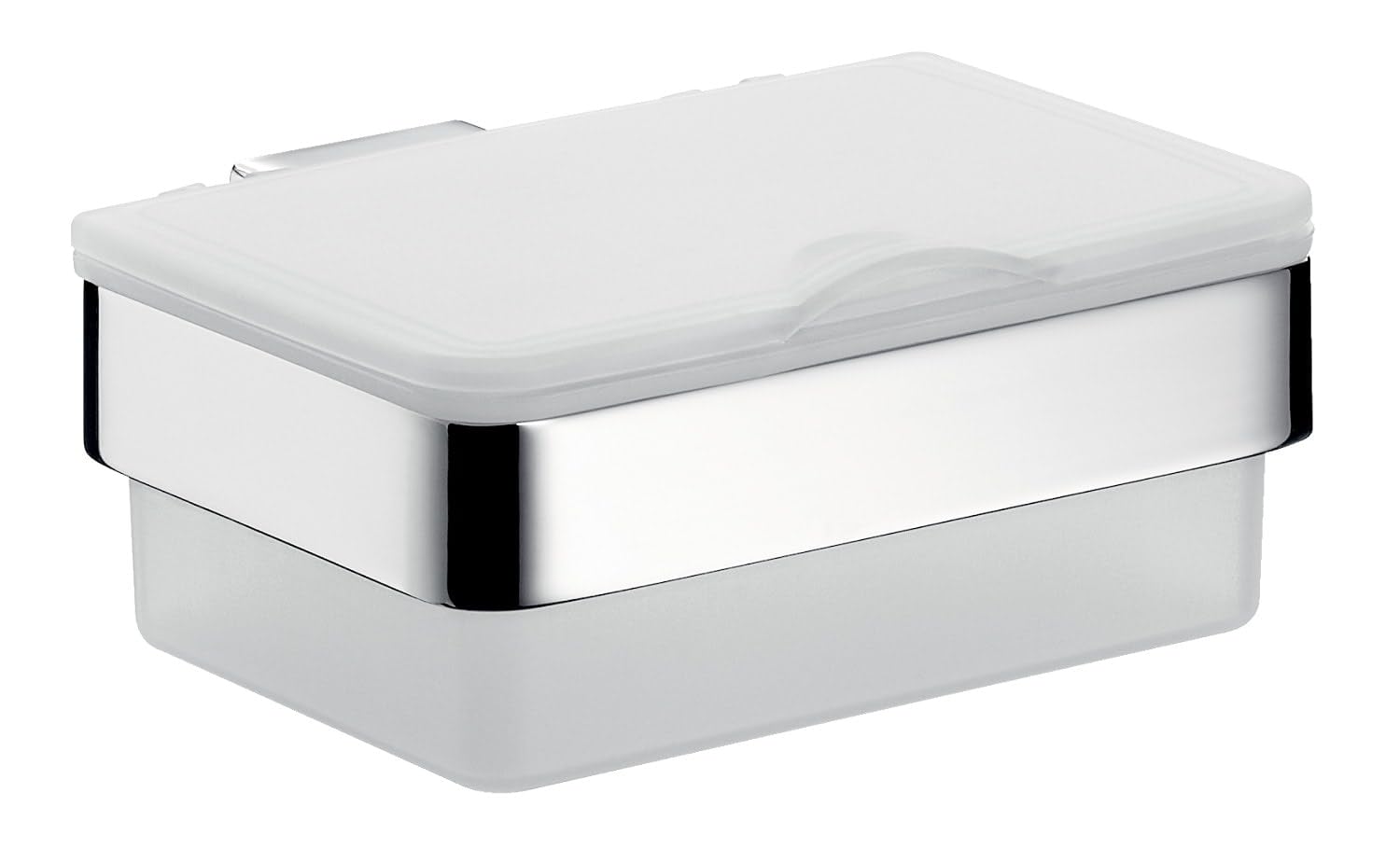 Emco Loft Holder with Tissue Box S 0539 Stainless Steel Look 053901600 Stainless Steel 19.5 — image 1