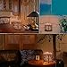 Himalayan Salt Lamp,CREATIVE DESIGN Salt Lamp Natural Salt Rock Lamp with Metal Basket for Air Purifying Bedrom Decor, Included UL Cord, On/Off Switch and Bulbs. (5’’Height, 4 – 4.8 lbs)