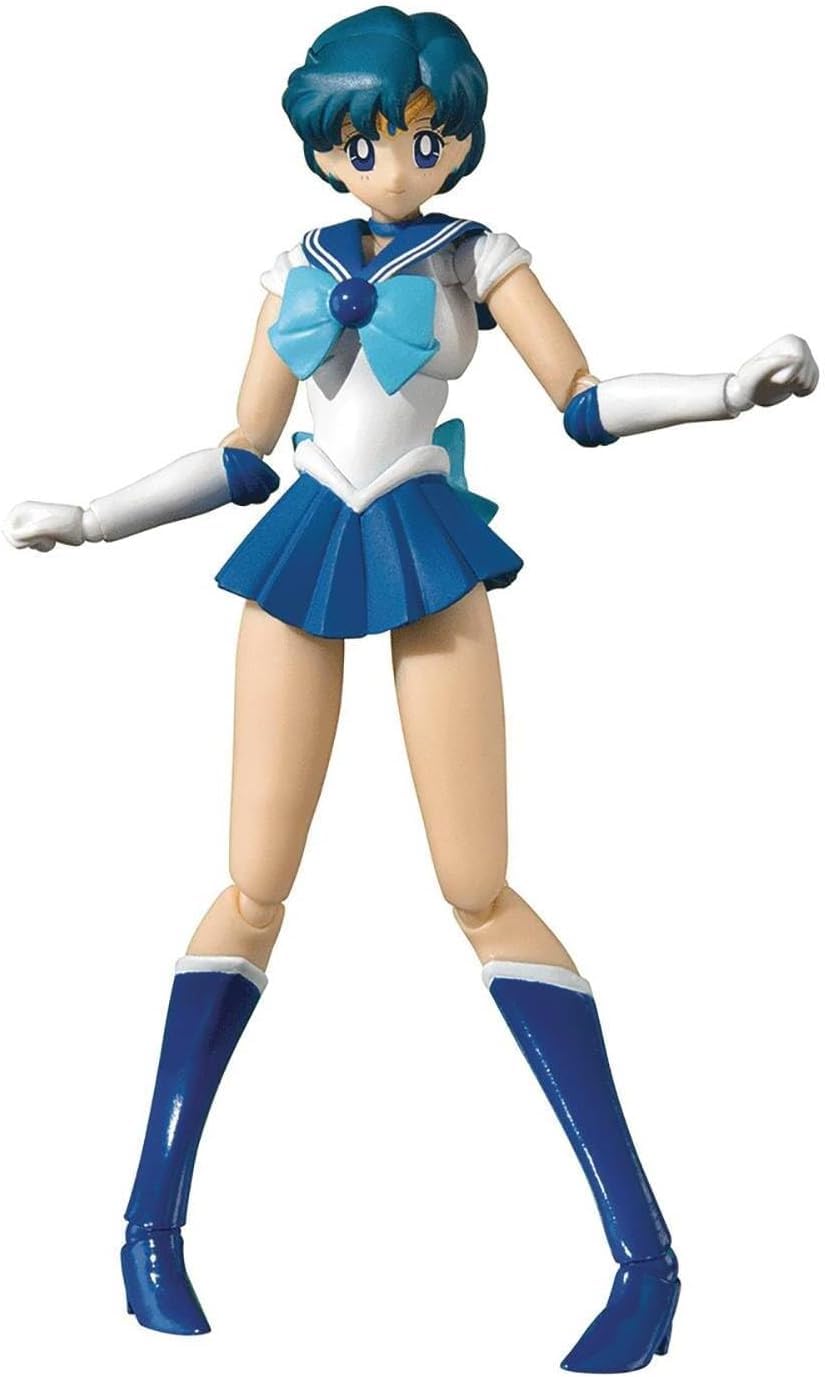TAMASHII NATIONS Sconosciuto Bandai S.H. Figuarts Pretty Guardian Sailor Moon Sailor Mercury Action Figure, Multi-Colour, Standard