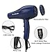 Hair Blow Dryer, PHOEBE 1875w Ceramic Ionic Fast Dry Hair Dryer with Two Concentrator Nozzle, 2 Speed 3 Heat Setting Hairdryer Cool Shot Button