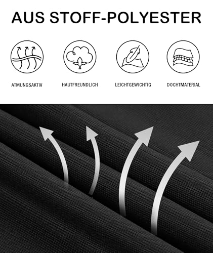 JACKETOWN Men's Short Sleeve Polo Shirt Quick Dry Breathable Polo Tennis Polo Summer Men's Golf Sports Shirt Casual Basic Polo