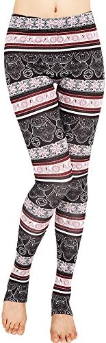 CinGr8 3D Printed Aztec Tribal Leggings Stirrups Stretchy Plus Size Pants