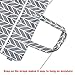 Teamoy Travel Hanging Wet Dry Bag Organizer (17.3 x 13.4 inches) with Two Compartments for Cloth Diaper, Laundry, Swimsuits and More, Easy to Hang Everywhere(M, Gray Arrow)