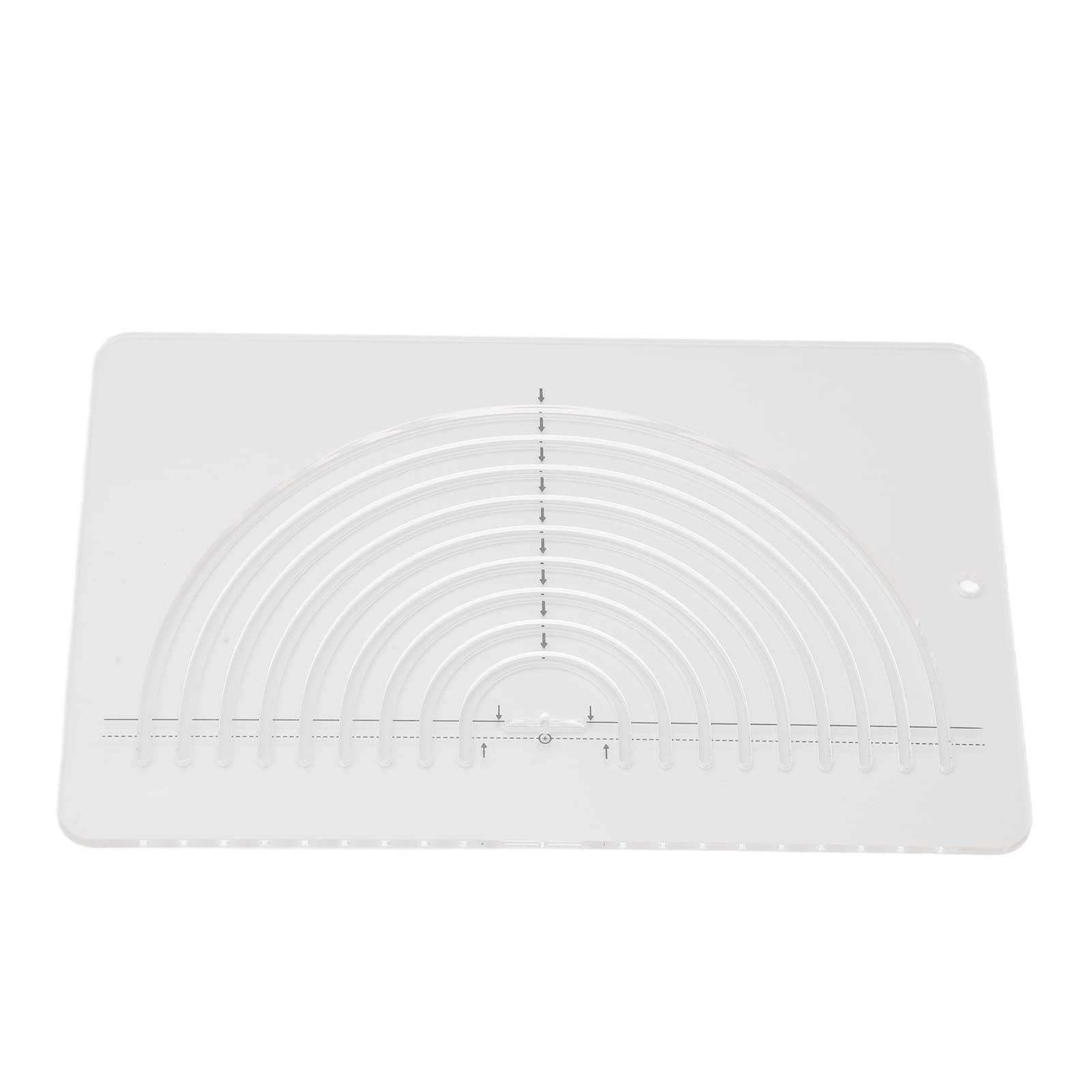 Acrylic Circle Quilting Ruler, Perfect Cutting, Multi Function for Sewing, Quilting, and Drawing with Ideal Gift