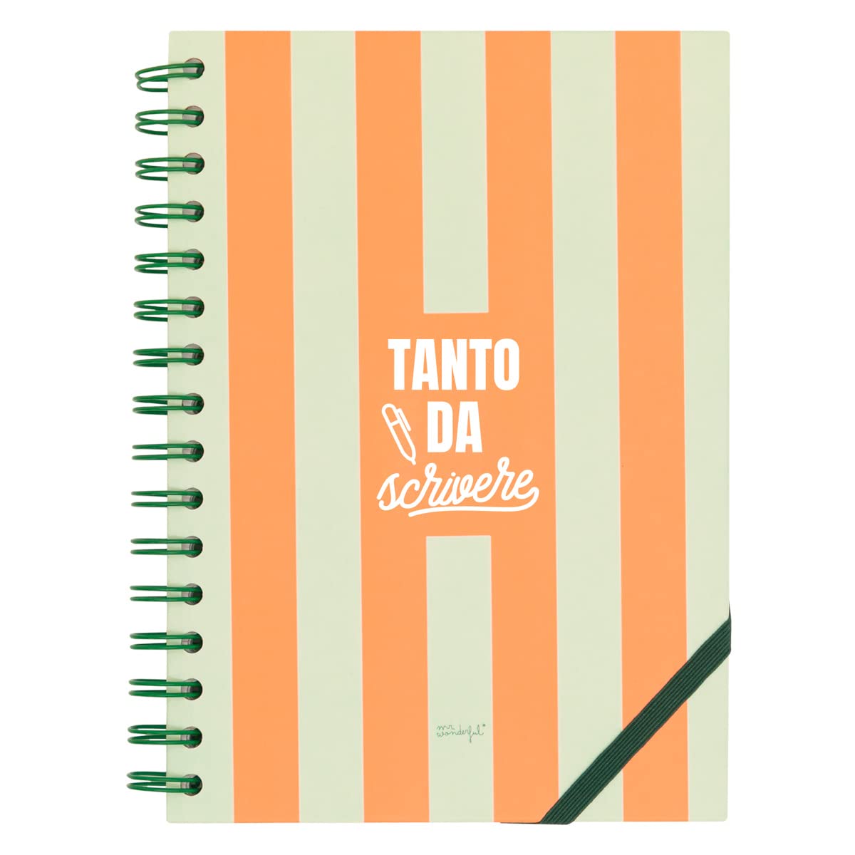 Mr. Wonderful Notebook A5 orange - much to write