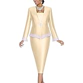Go Mai Women's Church Suit Dress for Ladies - Mother's Day, Wedding, Party & Formal Occasions