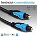 Toslink Cable, INNOVAA Digital Fiber Optical Audio Toslink Cable - 3 Feet