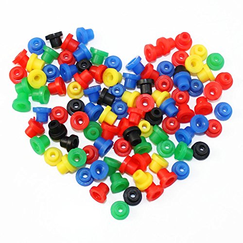 ITATOO® Colorful Tattoo Grommets Nipples O Ring and Rubber Bands 300 Pcs - Thumbnail 4