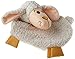 fashy 6555 - hot Water Bottle 0.8 l with Cuddly Cover Lamb