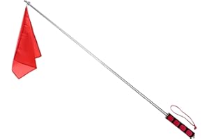 Pegciuho Horse Training Flag, Equestrian Equipment, Retractable, Portable, and Metal, Suitable for Professional Activities, T