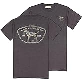 Simply Southern Camo, Dog with Leash, Men's T-Shirt