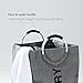 Fragrantt Double Laundry Hamper - Large Clothes Hamper with Round Handles for Convenient Carrying - Foldable Design Perfect for Dorms and Travel - Durable and Easy to Clean - Heavy-Duty Polyester