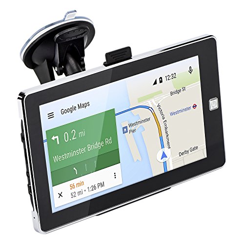 Car GPS Navigation,7 inch Touch Screen Voice Reminding Vehicle GPS Navigator 8GB Navigation System with USB Cable and Car Charger and back Bracket and Mount and Lifetime Map