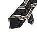 Hi-Tie Men's Brown Wedding Ties Silk Neckties with Pocket Square and Cufflinks Set