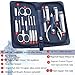 OVTEL Manicure Set Stainless Steel Mens Grooming Kit, Nail Clippers Kit Pedicure Care Tools