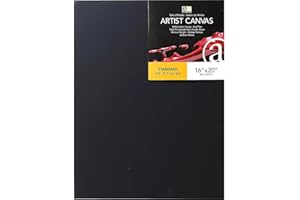Art Advantage Artist Canvas Visual Edge 16x20Black