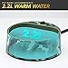 Petfactors Heated Pet Bowl, Outdoor Pet Thermal Water Bowl, Dog Cat Heated Water Bowl with 69 Inch Chew Resistant Cord and Waterproof ON/Off Switch
