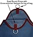 Derby Originals Large D-Ring Top Loading Canvas Hay Bag