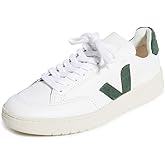 Leather V-12 Sneakers - White & Green by Veja