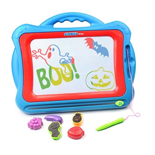 Tomons Magnetic Drawing Board Toy,15.75 Inch Doodle Board with Multi-Colors Drawing Screens, Erasable Sketch Writing Pad for Kids Toddler Boy Girl (Extra Large Size)