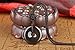 AmorWing Ice Obsidian Stone Protection Donut Pendant Necklace