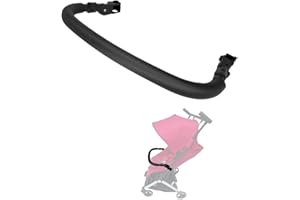 Feliliber Baby Stroller Accessories Bumper Bar, Crossbar Compatible with gb Pockit+ All City, All-Terrain, Cybex Libelle, Orfeo Strollers，PU Leather Surface (All-City Armrest) (Big Size)