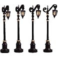 Lemax Colonial Street Lamp, Set of 4, Battery Operated (4.5V) #54313