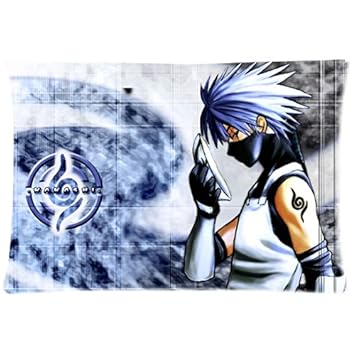 Hot Anime-Motiv: Hatake Kakashi aus 'Naruto Sharingan Auge ein cooles 50.80 x 76.20 cm Bettwäsche cm Kissenbezug, Kissenhülle