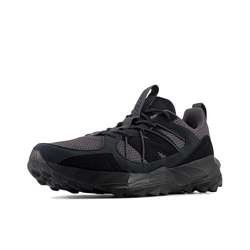 New Balance Men's DynaSoft TEKTREL V1 Suede Trail Running Shoe, Black/Phantom/Magnet, 7