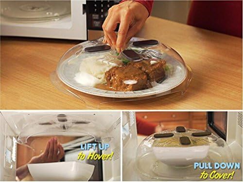 YIWULA Microwave Splatter Lid with Steam Vents | Dishwasher-Safe &amp; BPA-Free | 11.5 – Inch