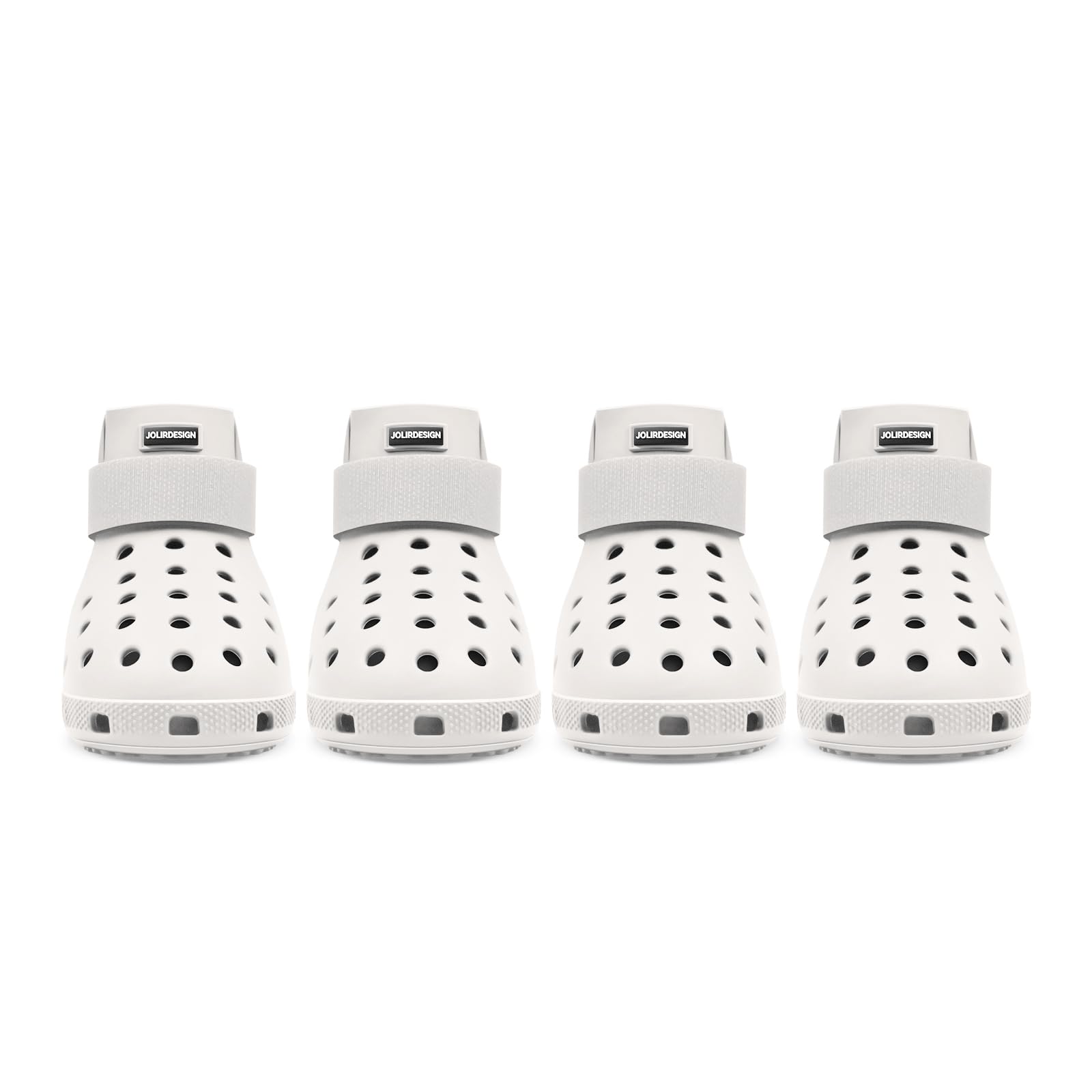 Photo 1 of Dog Shoes for Hot Pavement - Dog Shoe for Small & Medium & Large Dogs, Dog Boots Paw Protectors, Easy ON & Off, Non-Slip, Waterproof, Easy-Clean Dog Booties for Beach and Snow (White, S)